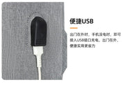 Men's Luxury Backpack with USB Charging Port (3pcs)