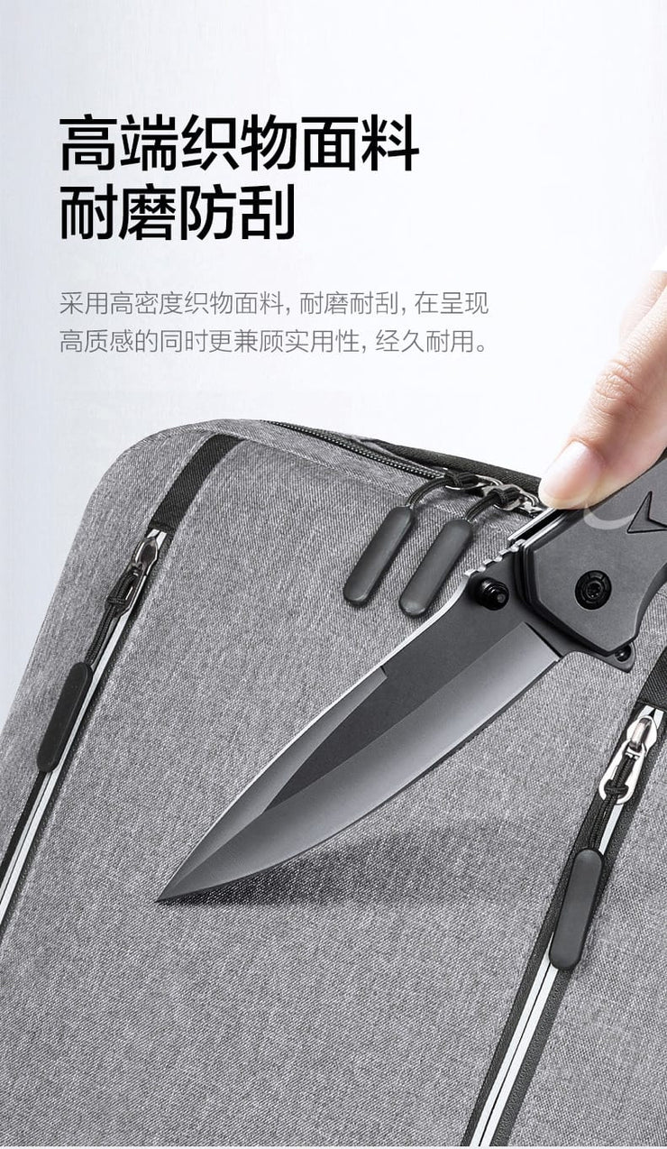 Men's Luxury Backpack with USB Charging Port (3pcs)