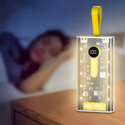 20,000 mAh Power Bank.(66W Transparent high capacity PD20W) Super Fast Charging