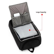 Rechargeable Waterproof Backpack for Men Nylon Oxford Multifunctional Business Laptop Bag(Dark Grey)