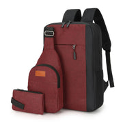 Multifunctional Backpack Large Capacity Waterproof Laptop Backpacks (3pcs)