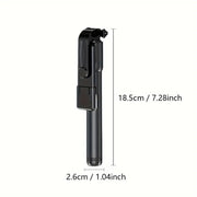 Wireless Cell Phone Selfie Stick Tripod, Bluetooth Remote Control, Phone Holder