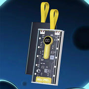 20,000 mAh Power Bank.(66W Transparent high capacity PD20W) Super Fast Charging