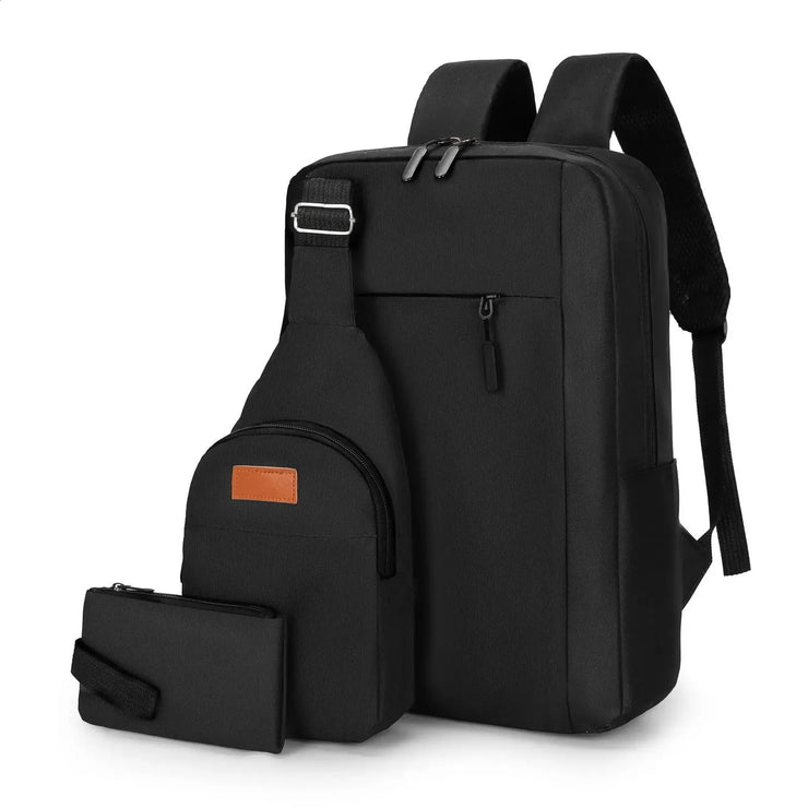 Multifunctional Backpack Large Capacity Waterproof Laptop Backpacks (3pcs)