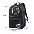 luminous printed music man backpack