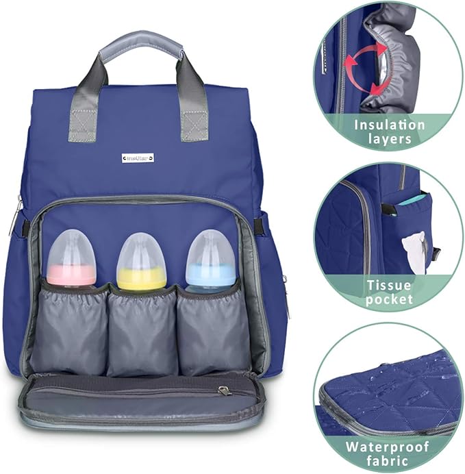 BloomBerry BabyPack – Stylish Mommy Diaper Bag for Everyday Use