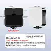 All-in-One Mobile Vlogging Kit with LED Light & Microphonec