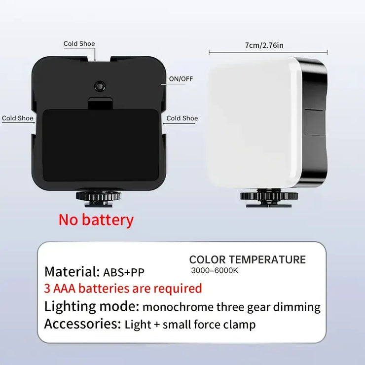 All-in-One Mobile Vlogging Kit with LED Light & Microphonec