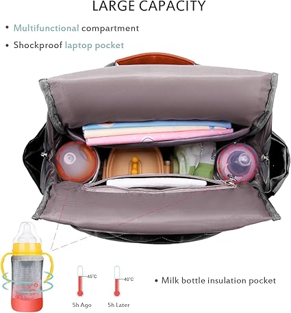 BloomBerry BabyPack – Stylish Mommy Diaper Bag for Everyday Use