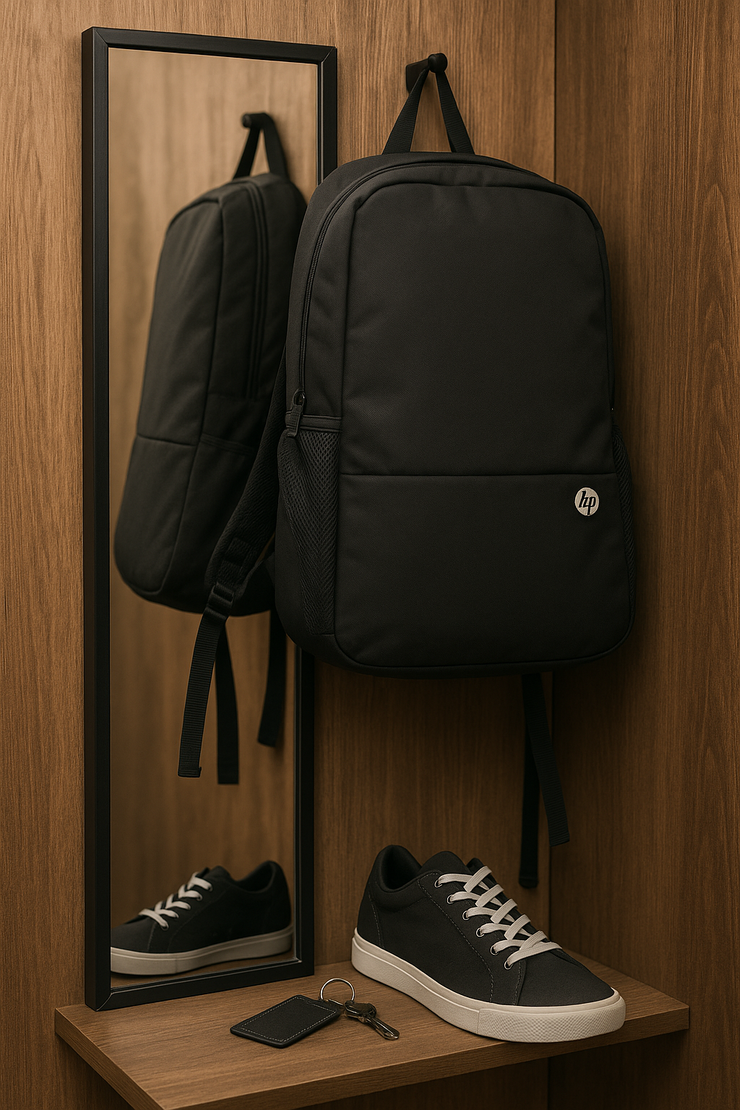AeroGuard RainShell – Lightweight Tech Backpack with Rain Cover Included