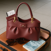 Veloura Luxe Edition – Burgundy Elegance Purse