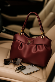 Veloura Luxe Edition – Burgundy Elegance Purse