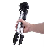 Portable 3520 Digital Camera Tripod with Mobile Phone Holder and Carry Bag Stand for Cellphone