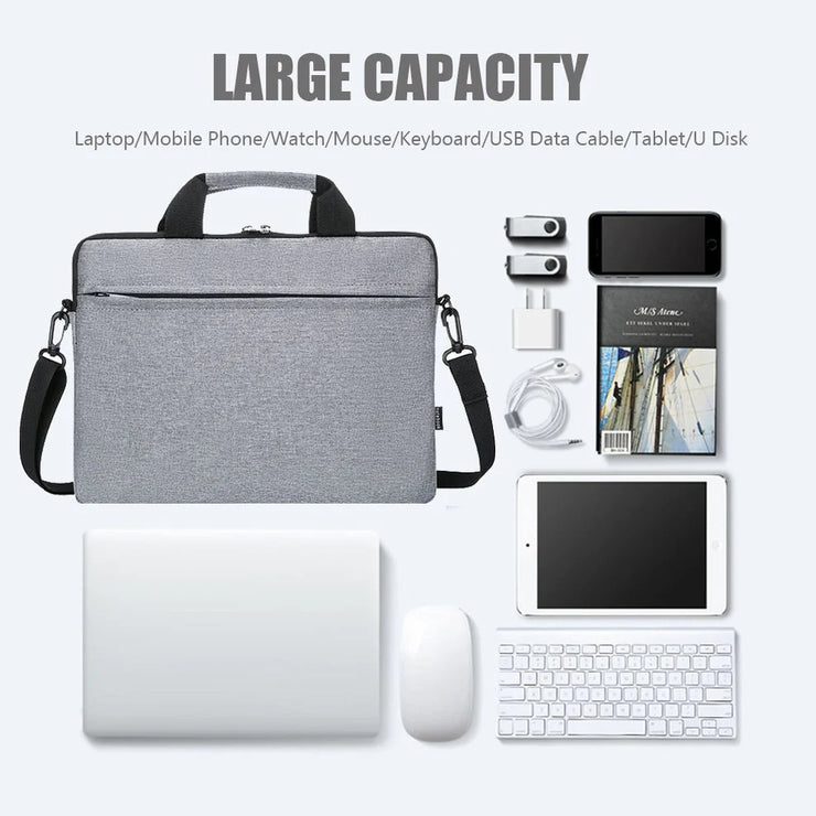 Office Notebook Sleeve Case Travel Computer Handbag Elegant Fashion Luxury (16 Inches)