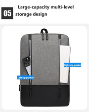 Men's Luxury Backpack with USB Charging Port (3pcs)