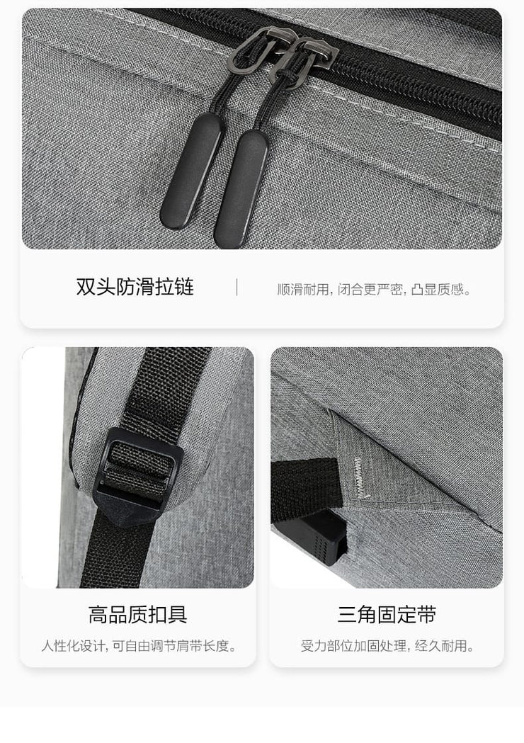 Men's Luxury Backpack with USB Charging Port (3pcs)