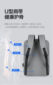 Men's Luxury Backpack with USB Charging Port (3pcs)