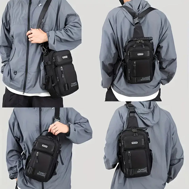 Unisex Fashion Anti-Theft Crossbody Bag - Oxford Material | Perfect for Travel & Everyday Use
