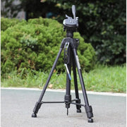 Portable 3520 Digital Camera Tripod with Mobile Phone Holder and Carry Bag Stand for Cellphone